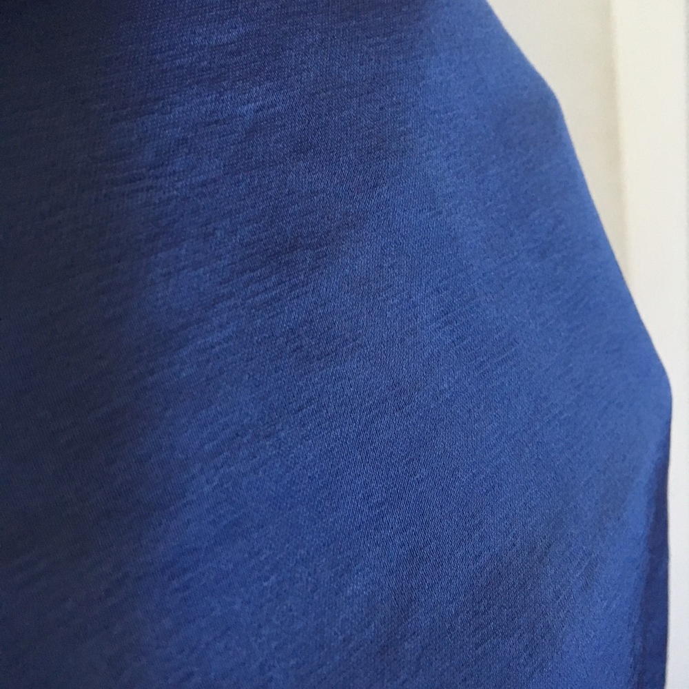 NWT Banana Republic blue sleeveless top tank M - Picture 3 of 5